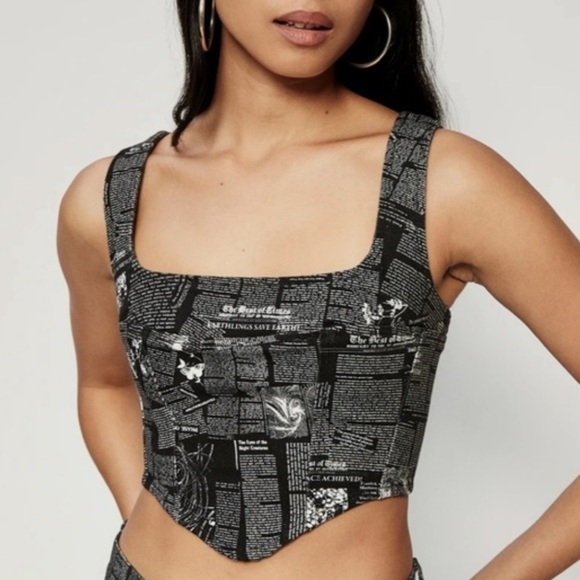 Reformation Raya Bustier Top size small - Picture 1 of 5